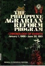 THE PHILIPPINE AGRARIAN PEFORM PROGRAM PDF电子版封面