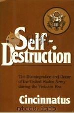 SELF-DESTRUCTION 1981 PDF电子版封面 0393013464