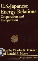 U·S·JAPANESE ENERGY RELATIONS 1984 PDF电子版封面 0865318336 K·EBINGER