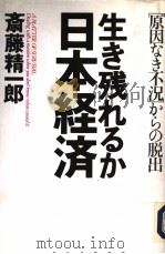 生き残れるか日本经济 原因なき不況からの脱出 1993年04月第1版 PDF电子版封面 斎藤精一郎著