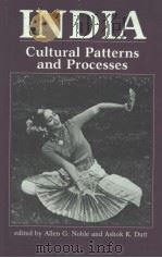 INDIA:CULTURAL PATTERNS AND PROCESSES PDF电子版封面 0865312370 ALLEN G.NOBLE AND ASHOK K.DUTT
