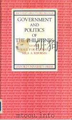 GOVERNMENT AND POLITICS OF THE PHILIPPINES PDF电子版封面 0195888715 RAUL P.DE GUZMAN MILA A.REFOR