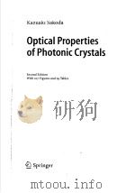 OPTICAL PROPERTIES OF PHOTONIC CRYSTALS SECOND EDITION PDF电子版封面 3540206825 KAZUAKI SAKODA