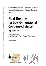 FIELD THEORIES FOR LOW-DIMENSIONAL CONDENSED MATTER SYSTEMS PDF电子版封面 3540671773 GIUSEPPE MORANDI PASQUALE SOD