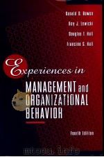 EXPERIENCES IN MANAGEMENT AND ORGANIZATIONAL BEHAVIOR（ PDF版）
