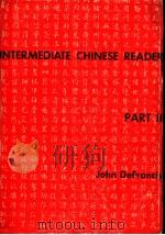 INTERMEDIATE CHINESE READER  Part Ⅱ（1978 PDF版）