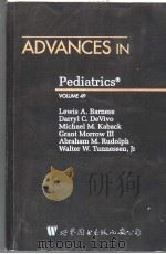 ADVANCES IN PEDIATRICS VOLUME 49 PDF电子版封面 0323015271