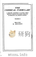 THE CHEMICAL FORMULARY  VOLUME  Ⅱ（ PDF版）