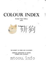 COLOUR INDEX REVISED Third Edition 1975 Volume 5 PDF电子版封面