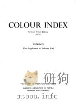 COLOUR INDEX REVISED Third Edition 1975 Volume 6 First Supplement to Volumes 1-4 PDF电子版封面