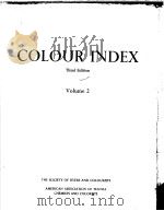 COLOUR INDEX THIRD EDITION Volume 2 PDF电子版封面
