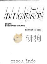 DIGEST LINEAR INTEGRATED CIRCUITS EDITION 41 1989 PDF电子版封面