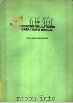 INTEL IN/CIRCUIT EMULATOR/80OPERATOR‘S MANUAL PDF电子版封面