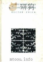 FINITE MATHEMATICS AND ITS APPLICATIONS RECTOR·ZWICK PDF电子版封面 0395272068