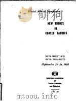 NEW TRENDS IN COATED FABRICS PDF电子版封面
