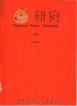 NONWOVEN FABRIC TECH-NOLOGY 1971 PDF电子版封面 M.MCDONALD