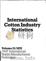 International Cotton Industry Statistics  Vol.21  1978（ PDF版）