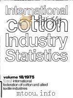 International Cotton Industry Statistics  Vol.18  1975（ PDF版）