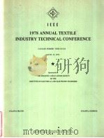 IEEE 1978 annual textile industry technical comference PDF电子版封面