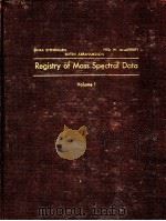 REGISTRY OF MASS SPECTRAL DATA VOLUME 1（ PDF版）