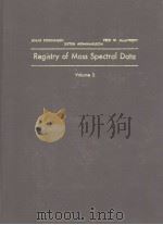 REGISTRY OF MASS SPECTRAL DATA VOLUME 3（ PDF版）