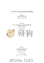 THERMAL-BARRIER COATINGS FOR UTILITY GAS TURBINES（ PDF版）
