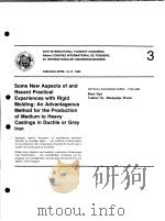 SOME NEW ASPECTS OF AND RECENT PRACTICAL EXPERIENCES WITH RIGID MOLDING:AN ADVANTAGEOUS METHOD FOR T PDF电子版封面 E.NECHTELBERGER H.PUHR J.B.VON
