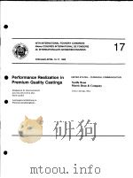 PERFORMANCE REALIZATION IN PREMIUM QUALITY CASTINGS PDF电子版封面 E.NECHTELBERGER H.PUHR J.B.VON