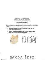 STRUCTURAL ALLOYS HANDBOOK FIRST HALF OF THE 1983 SUPPLEMENT INSERTION INSTRUCTIONS PDF电子版封面