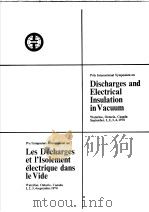 Discharges and Electrical Insulation in Vacuum PDF电子版封面