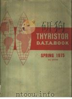 THYRISTOR D.A.T.A.BOOK SPRING 1975 4th EDITION PDF电子版封面