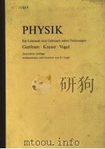 PHYSIK PDF电子版封面 0387063362 Gerthsen·Kneser·Vogel
