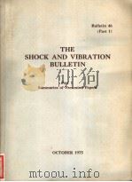 THE SHOCK AND VIBRATION BULLETIN BULLETIN 46 PART1 1975 PDF电子版封面