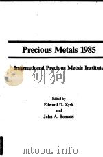 PRECIOUS METALS 1985（1986 PDF版）