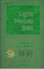 LIGHT METALS 1985（1985 PDF版）