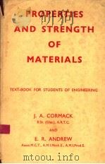 PROPERTIES AND STRENGTH OF MATERIALS（ PDF版）