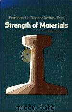 STRENGTH OF MATERIALS THIRD EDITION PDF电子版封面 0060462299 FERDINAND L.SINGER ANDREW PYT