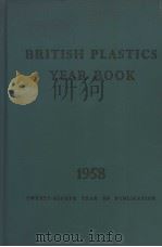 BRITISH PLASTICS YEARBOOK  1958（ PDF版）