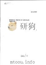 MECHANICAL BEHAVIOR OF PARTICULATE COMPOSITES（ PDF版）