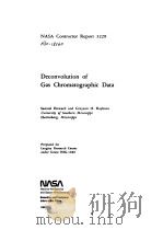 DECONVOLUTION OF GAS CHROMATOGRAPHIC DATA PDF电子版封面