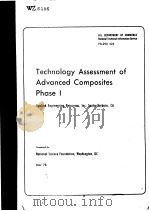 THCHNOLOGY ASSESSMENT OF ADVANCED COMPOSITES PHASE I PDF电子版封面