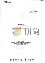 FINAL SCIENTIFIC REPORT OF RESEARCH ON PDF电子版封面