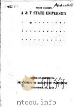 NORTH CAROLINA A & T STATE UNIVERSITY PDF电子版封面