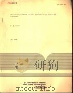 ADVANCED ALUMINUM ALLOYS FROM RAPIDLY SOLIDIFIED POWDERS PDF电子版封面 R.E.LEWIS