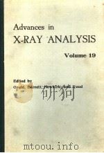 ADVANCES IN X-PAY ANALYSIS VOLUME 19（ PDF版）