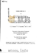 THE INFLUENCE OF STRAIN RATE AND PLRCSITY ON THE DEFORMATION AND FRACTURE OF TIANIUM AND NICKEL PDF电子版封面 P·E·MAGNUSEN