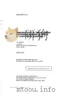 REPRESENTATION OF TIME DEPENDENT MECHANICAL BEHAVIOR OF RENE 95 BY CONSTITUTIVE EQUATIONS PDF电子版封面 S.R.BODNER