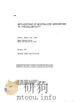 APPLICATIONS OF GENERALIZED DERIVATIVES TO VISCOELASTICITY     PDF电子版封面     
