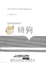 SURFACE CONTAMINATION OF ADHESIVE BONDING MATERIALS PDF电子版封面 W.L.BAUN J.S.SOLOMON