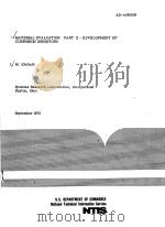 MATERIAL EVALUATION:PART II-DEVELOPMENT OF CORROSION INHIBITORS PDF电子版封面 M.KHOBAIB